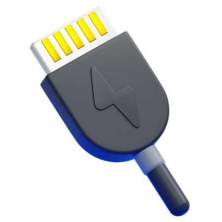 Usb Cable  3D Icon