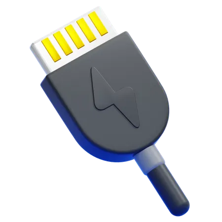 Usb Cable  3D Icon