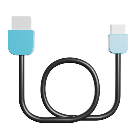 Usb Cable  3D Icon
