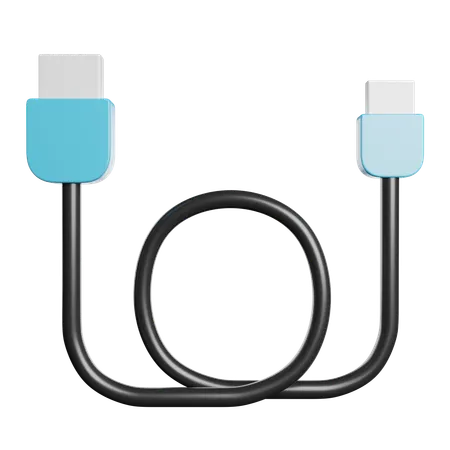 Usb Cable  3D Icon