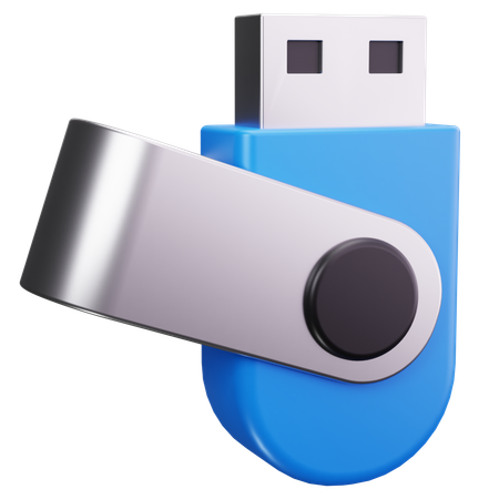 USB Data  3D Icon