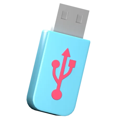 Usb Drive  3D Icon