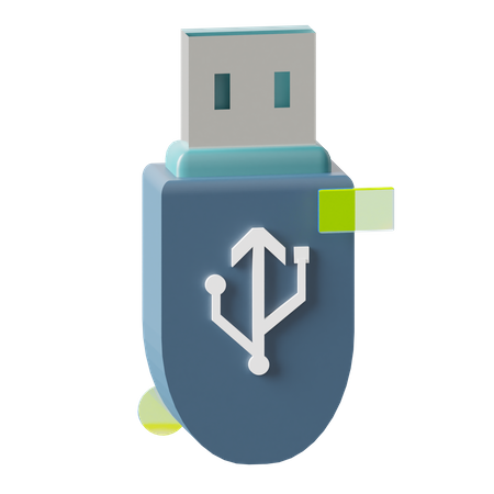 Usb Drive  3D Icon