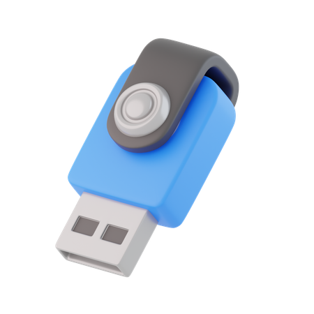 USB Drive  3D Icon