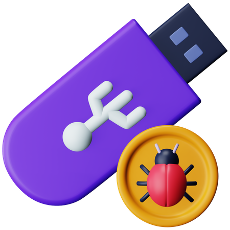 Usb Drive  3D Icon