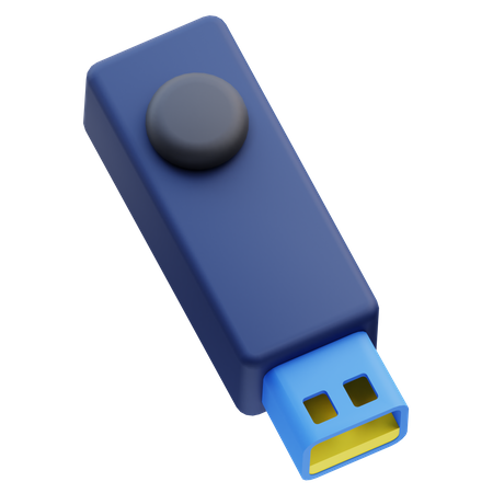 Usb Drive  3D Icon