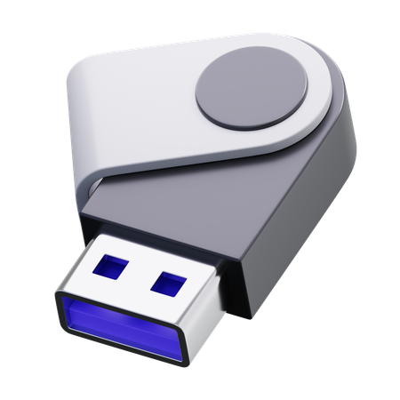 Usb Drive  3D Icon