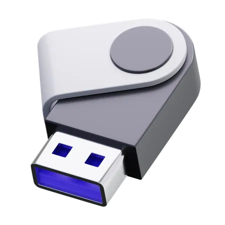 Usb Drive  3D Icon