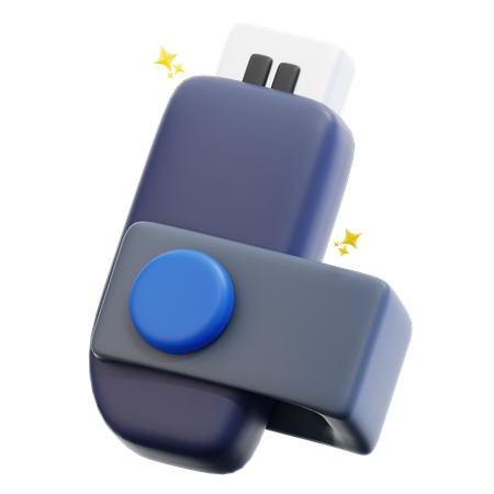 Usb Drive  3D Icon