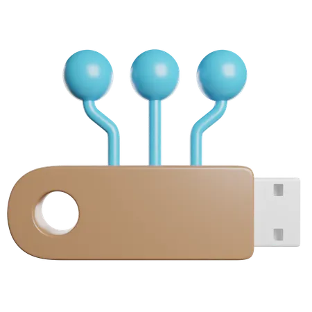 Usb Drive  3D Icon