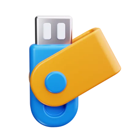 USB Drive  3D Icon