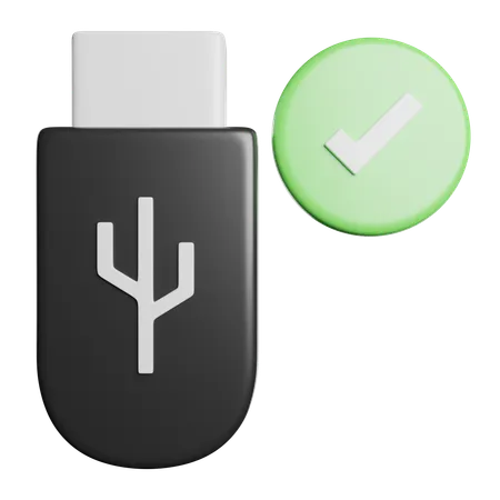 Usb Drive  3D Icon