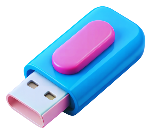 USB Drive  3D Icon