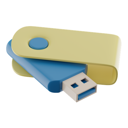 Usb Drive  3D Icon