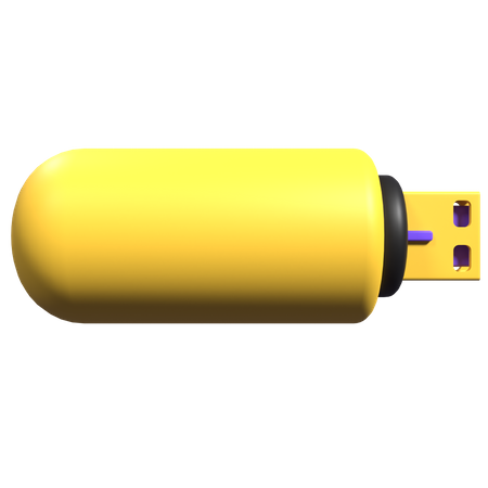 Usb Drive  3D Illustration