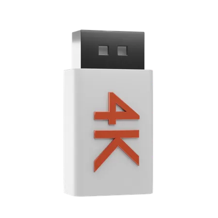 Usb Drive Storage  3D Icon