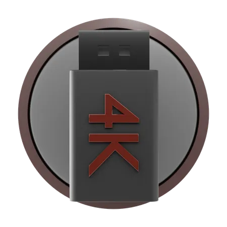 Usb Drive Storage 3 D Icon And Illustration 3D Icon