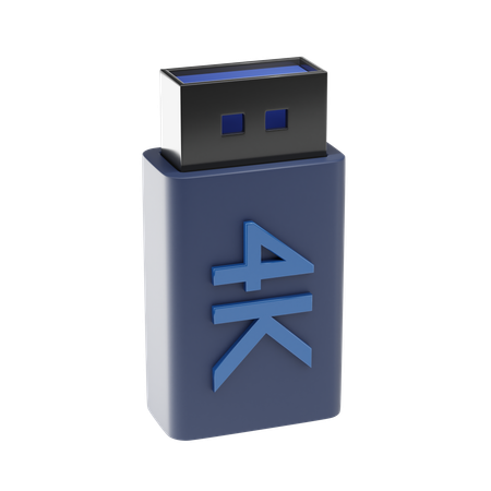 Usb Drive Storage  3D Icon