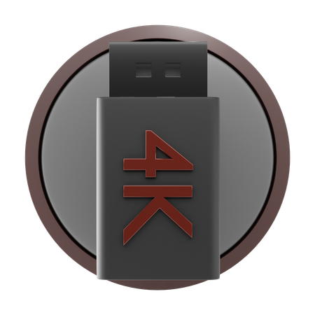 Usb Drive Storage  3D Icon