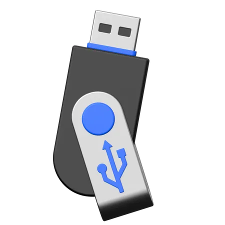 Usb Flash  3D Icon