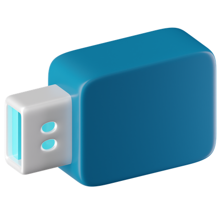 USB Flash Drive  3D Icon