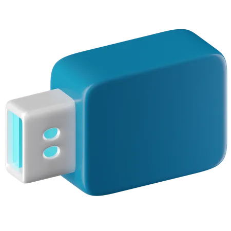 USB Flash Drive  3D Icon