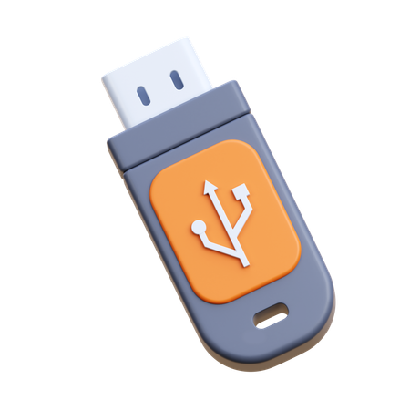 Usb Flash Drive  3D Icon