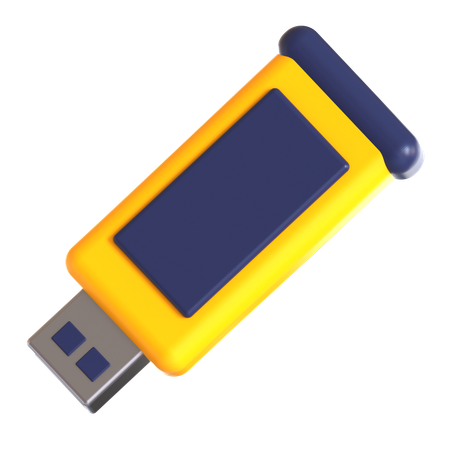 USB 플래시 드라이브  3D Icon