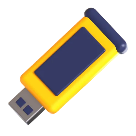 USB 플래시 드라이브  3D Icon