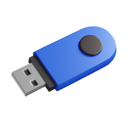 USB-Stick  3D Illustration