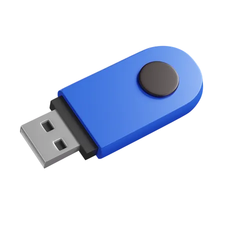 USB-Stick  3D Illustration