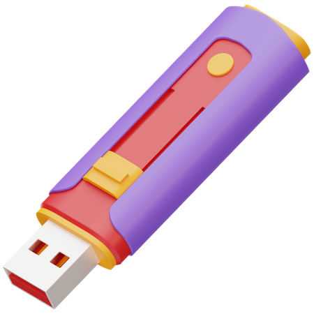 Usb Flashdrive  3D Icon