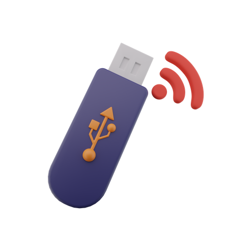 USB intelligent  3D Icon