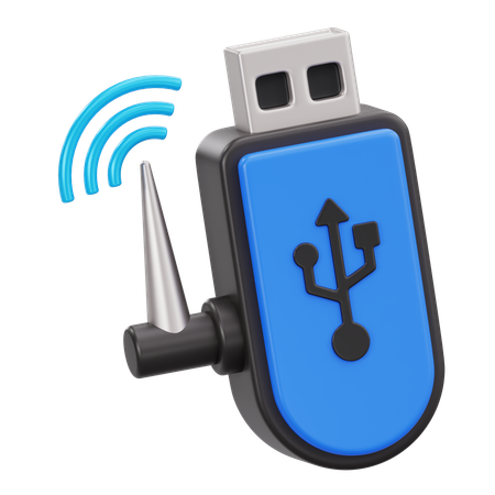 Usb Internet  3D Icon
