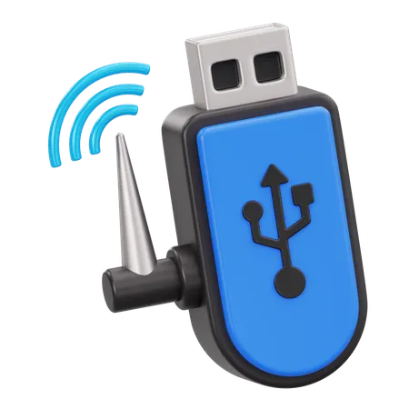 Usb Internet  3D Icon