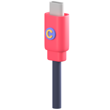 USB-Kabel  3D Icon