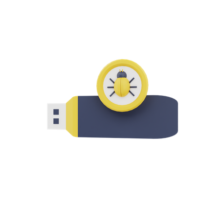 USB-Laufwerk-Virus  3D Icon