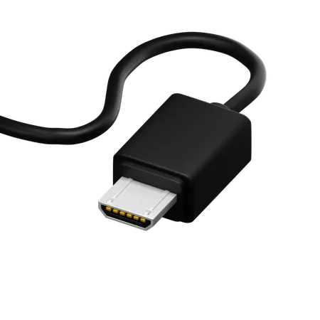 USB Micro A  3D Icon