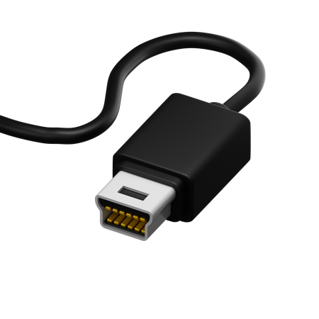 USB MINI B  3D Icon