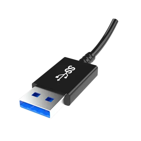 USB Pin 3D Illustration