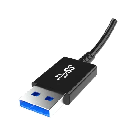 USB Pin  3D Illustration