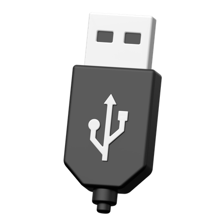 USB Port  3D Icon