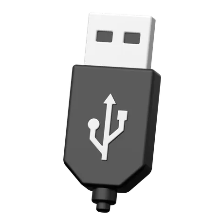 USB Port  3D Icon