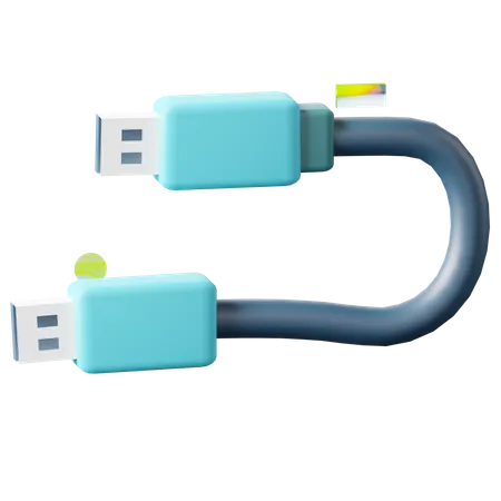 USB-Stecker  3D Icon