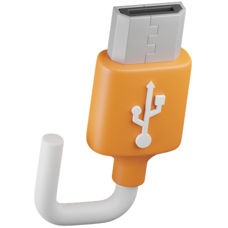 Usb tipo b  3D Icon