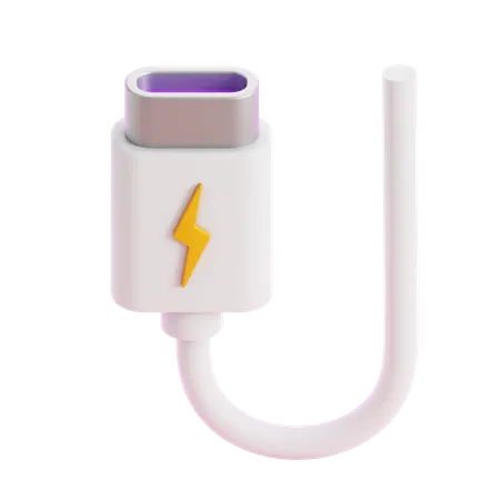 Usb Type C  3D Icon