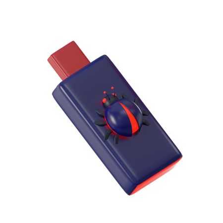 Usb Virus  3D Icon