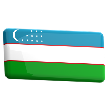 Usbekistan  3D Icon