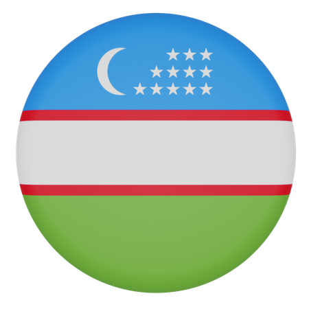 Usbekistan  3D Icon