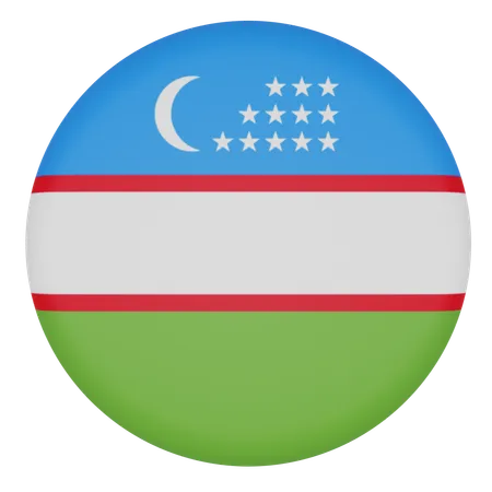 Usbekistan  3D Icon